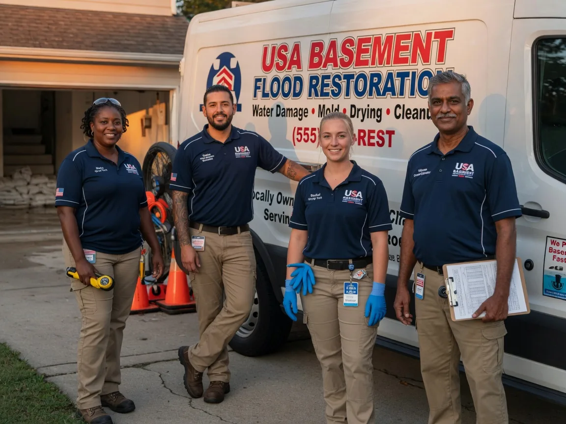 Basement Flood Cleanup company in Vickery, OH